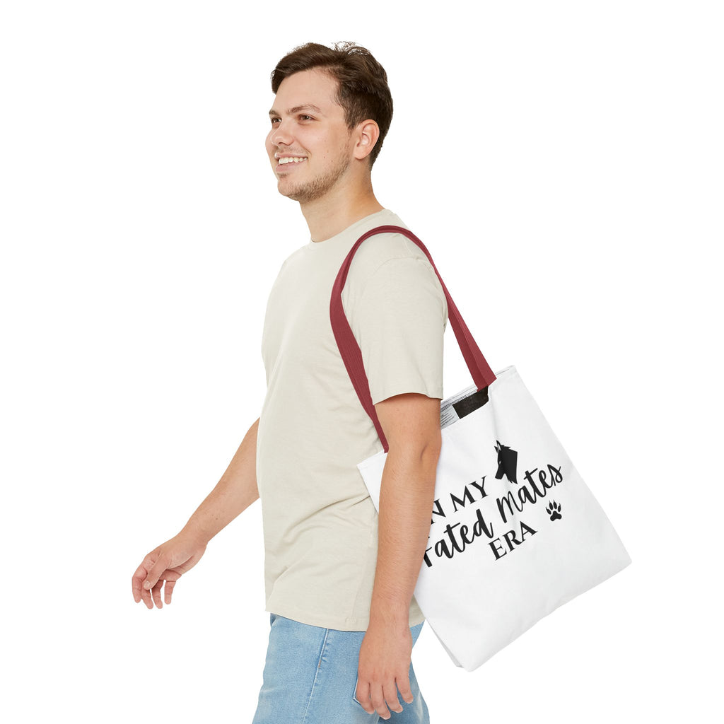 In My Fated Mates Era Tote Bag — Werewolf Paw Print Graphic Tote