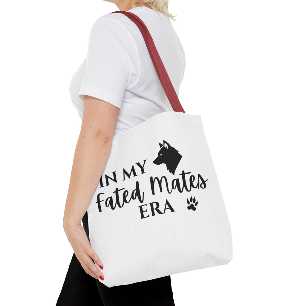 In My Fated Mates Era Tote Bag — Werewolf Paw Print Graphic Tote