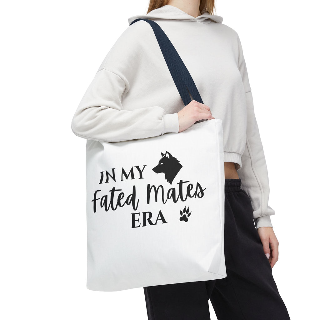 In My Fated Mates Era Tote Bag — Werewolf Paw Print Graphic Tote