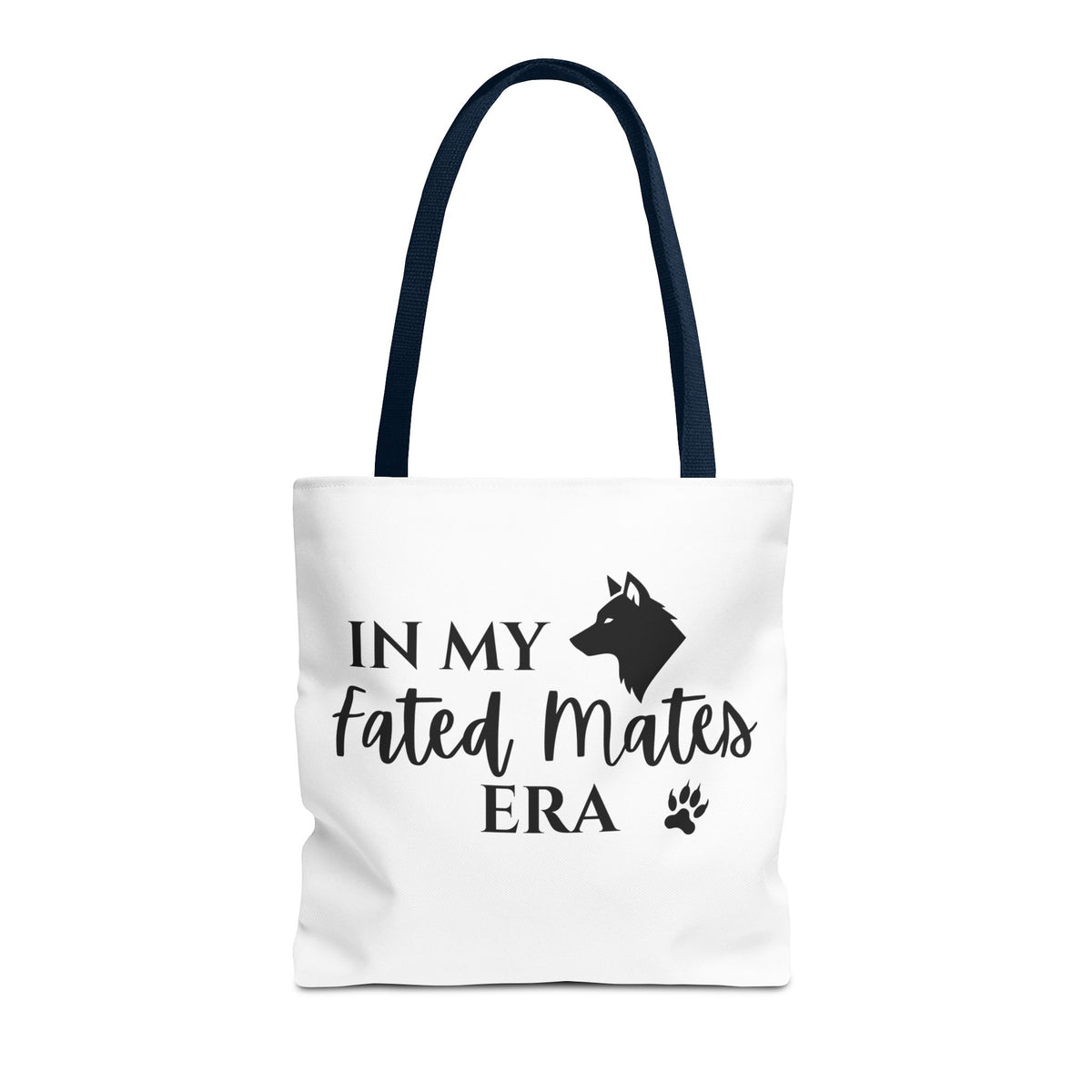 In My Fated Mates Era Tote Bag — Werewolf Paw Print Graphic Tote