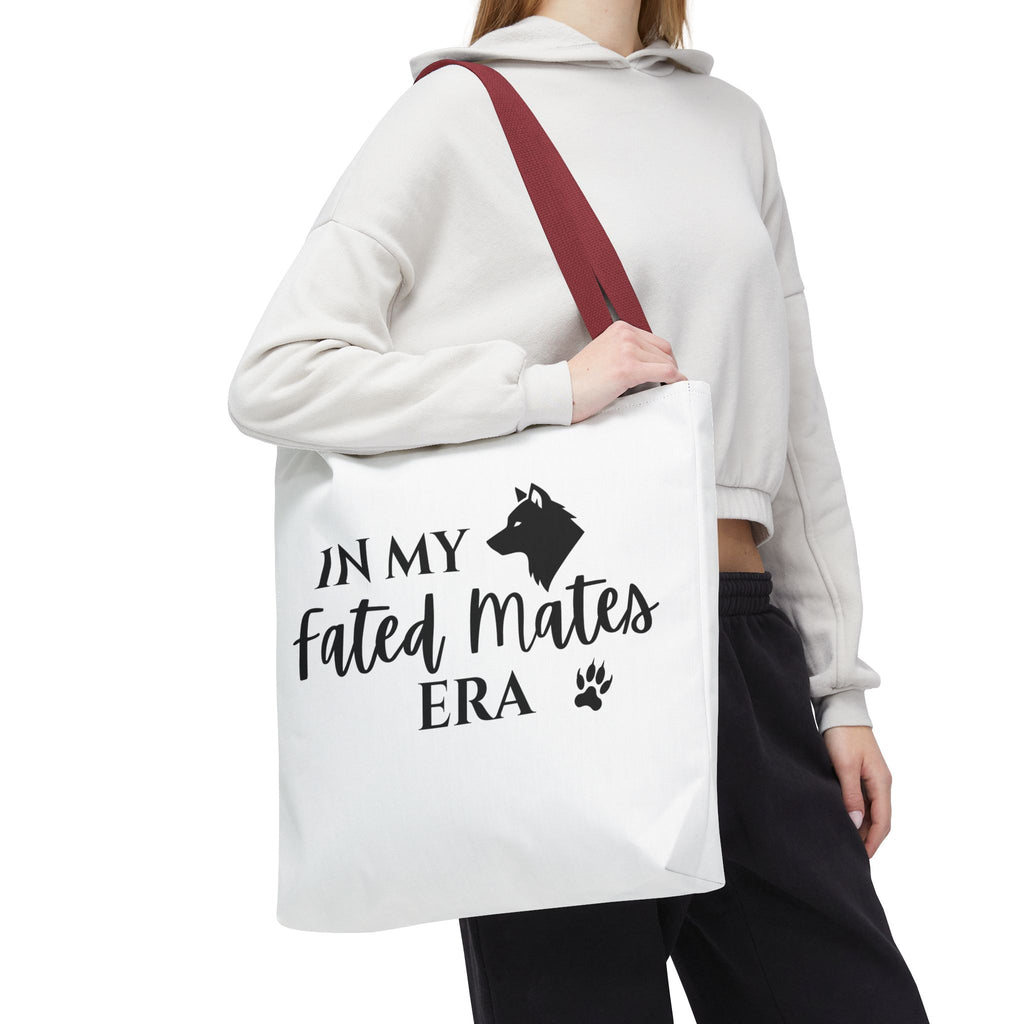 In My Fated Mates Era Tote Bag — Werewolf Paw Print Graphic Tote