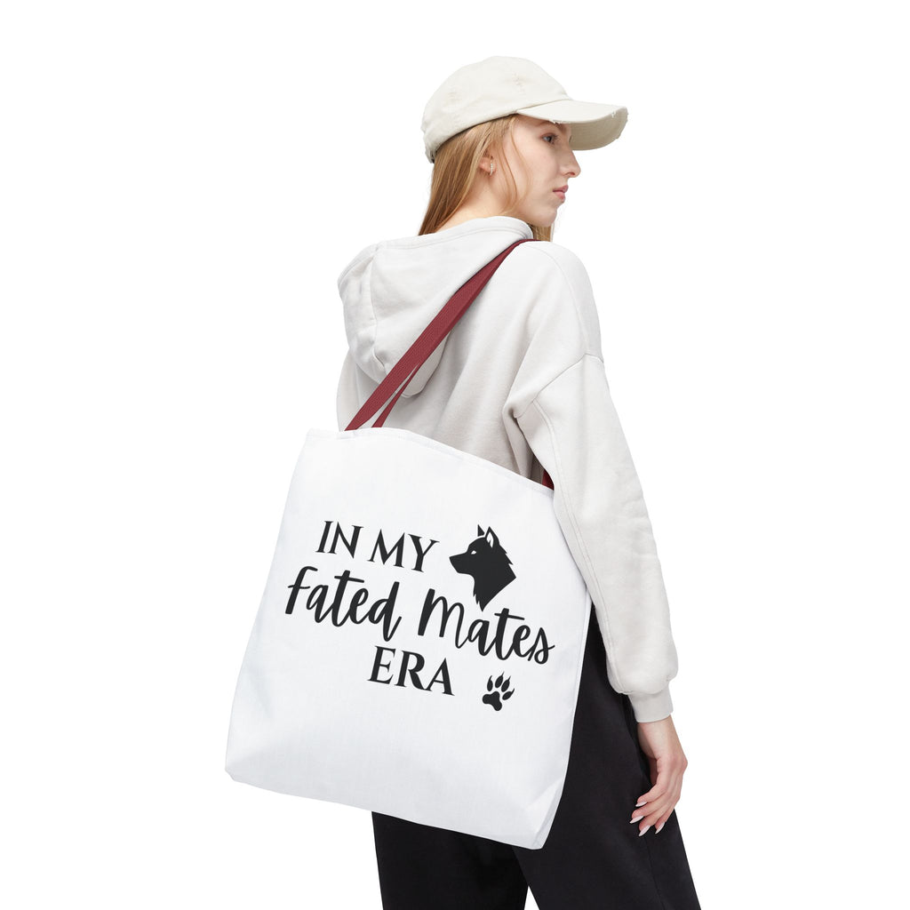 In My Fated Mates Era Tote Bag — Werewolf Paw Print Graphic Tote