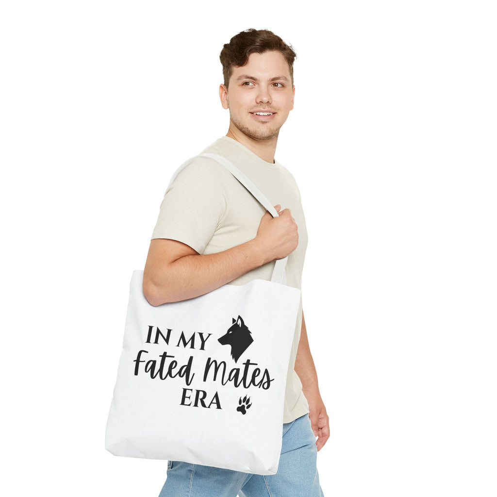 In My Fated Mates Era Tote Bag — Werewolf Paw Print Graphic Tote
