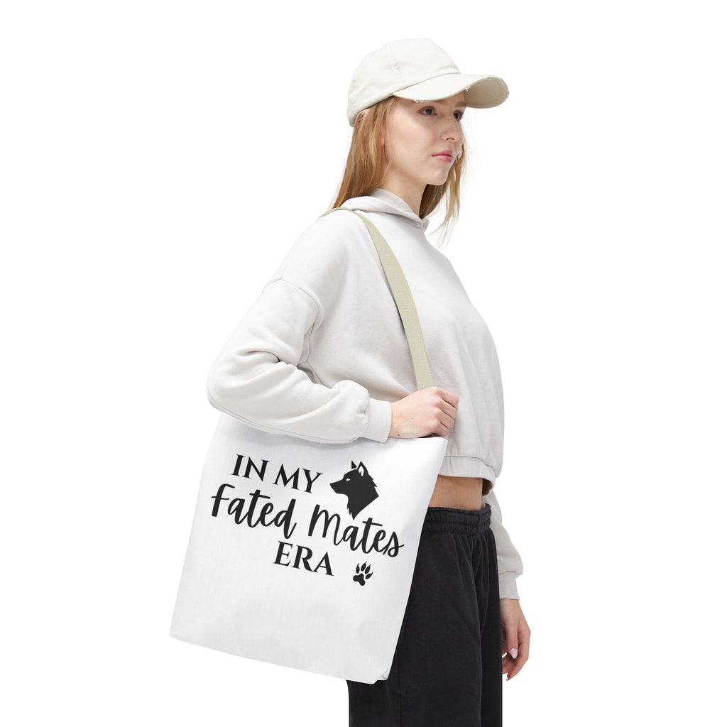 In My Fated Mates Era Tote Bag — Werewolf Paw Print Graphic Tote