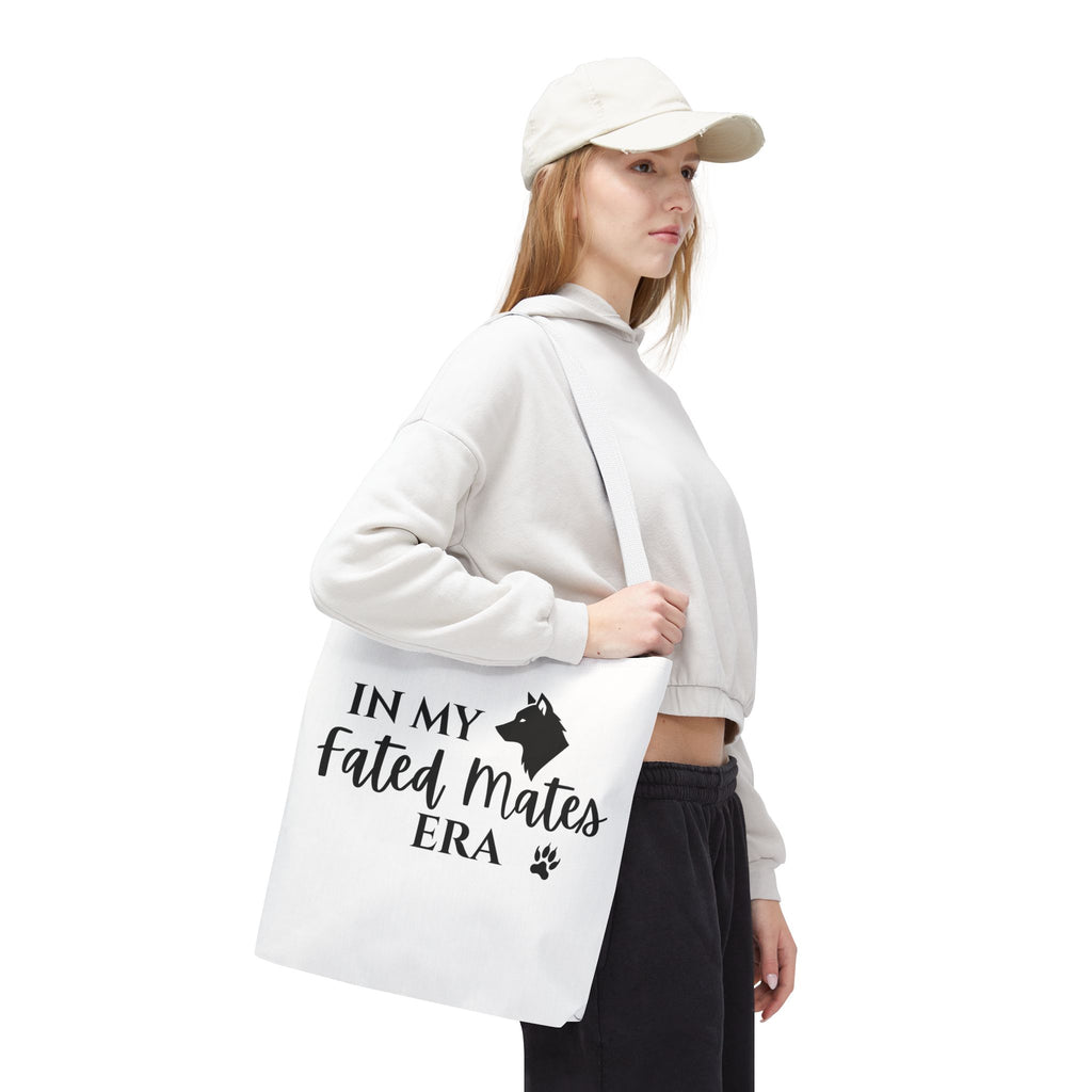 In My Fated Mates Era Tote Bag — Werewolf Paw Print Graphic Tote