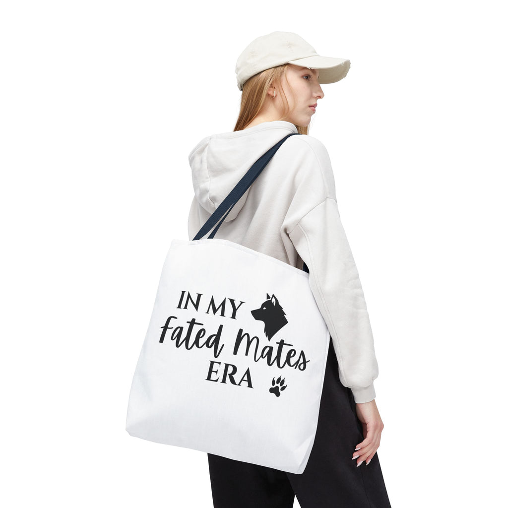 In My Fated Mates Era Tote Bag — Werewolf Paw Print Graphic Tote