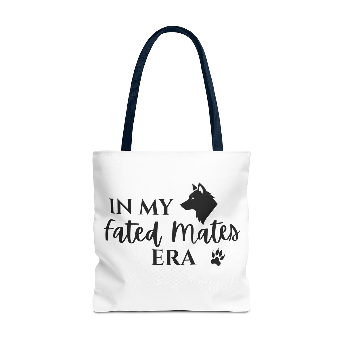 In My Fated Mates Era Tote Bag — Werewolf Paw Print Graphic Tote