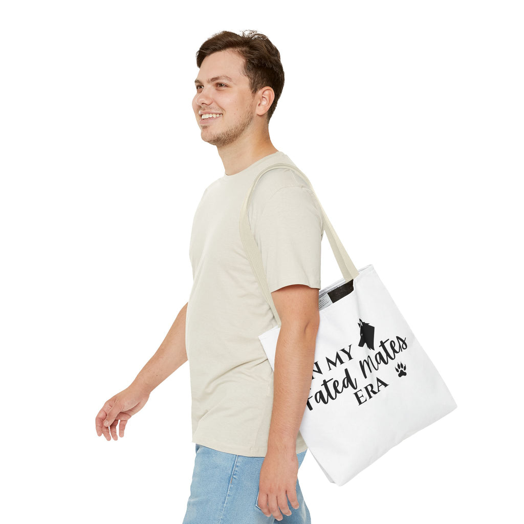 In My Fated Mates Era Tote Bag — Werewolf Paw Print Graphic Tote
