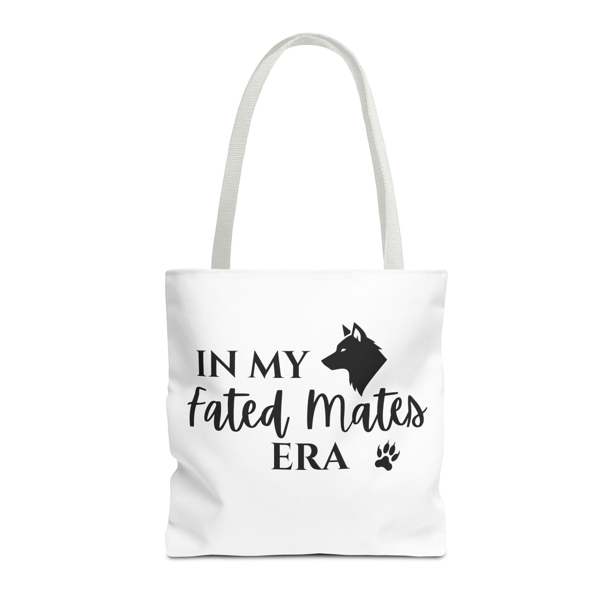 In My Fated Mates Era Tote Bag — Werewolf Paw Print Graphic Tote