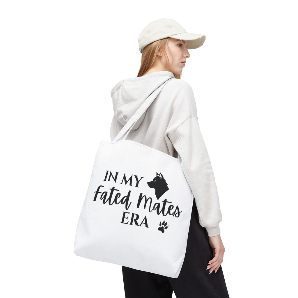 In My Fated Mates Era Tote Bag — Werewolf Paw Print Graphic Tote