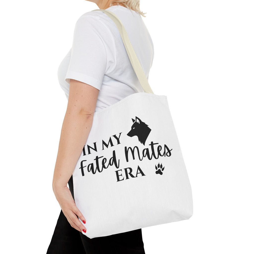 In My Fated Mates Era Tote Bag — Werewolf Paw Print Graphic Tote