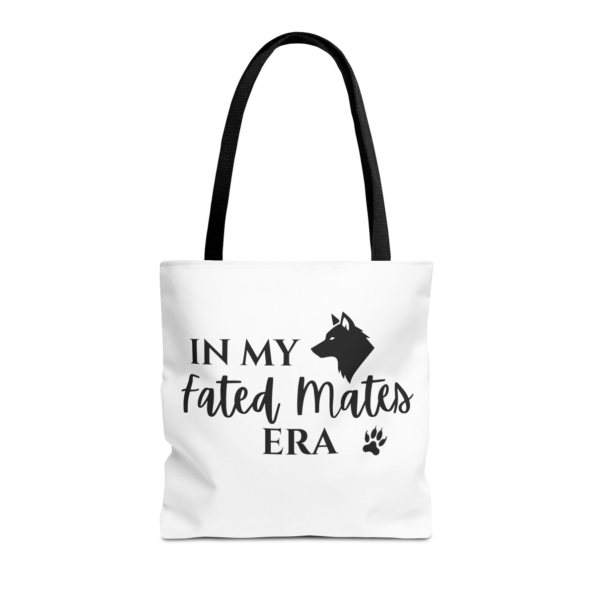 In My Fated Mates Era Tote Bag — Werewolf Paw Print Graphic Tote