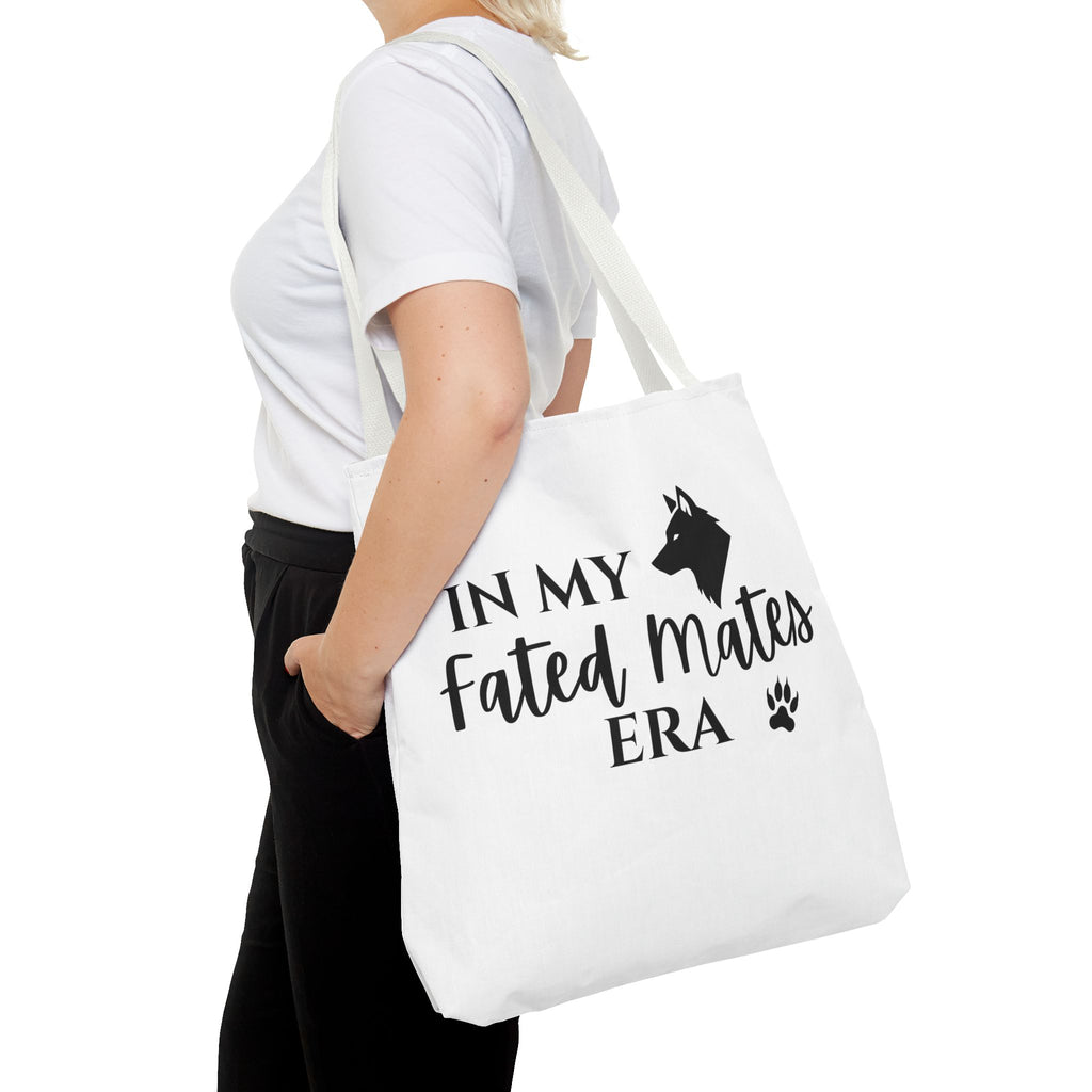 In My Fated Mates Era Tote Bag — Werewolf Paw Print Graphic Tote
