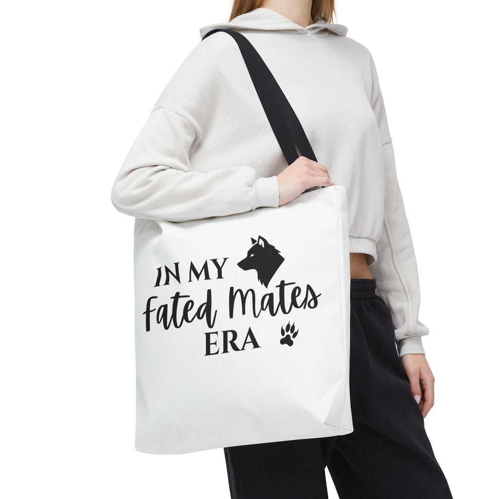 In My Fated Mates Era Tote Bag — Werewolf Paw Print Graphic Tote