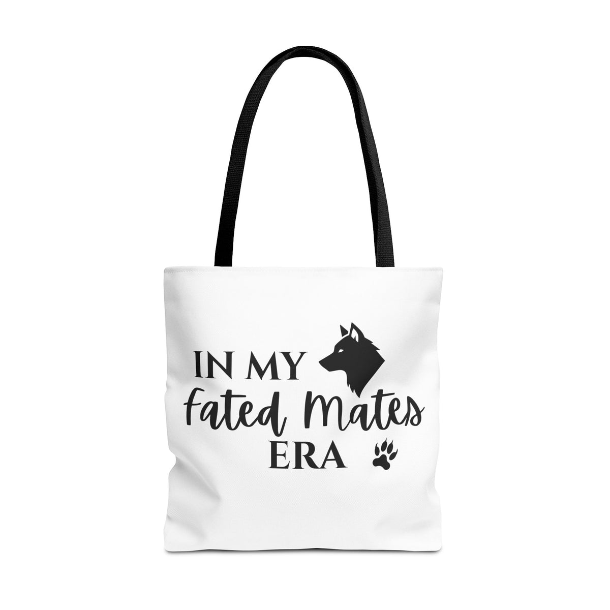 In My Fated Mates Era Tote Bag — Werewolf Paw Print Graphic Tote
