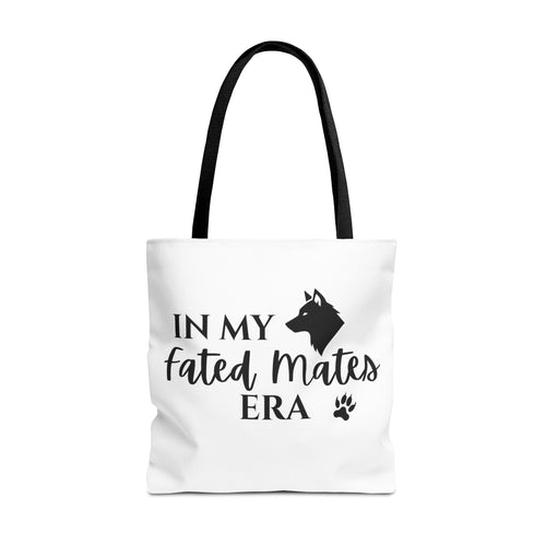 In My Fated Mates Era Tote Bag — Werewolf Paw Print Graphic Tote
