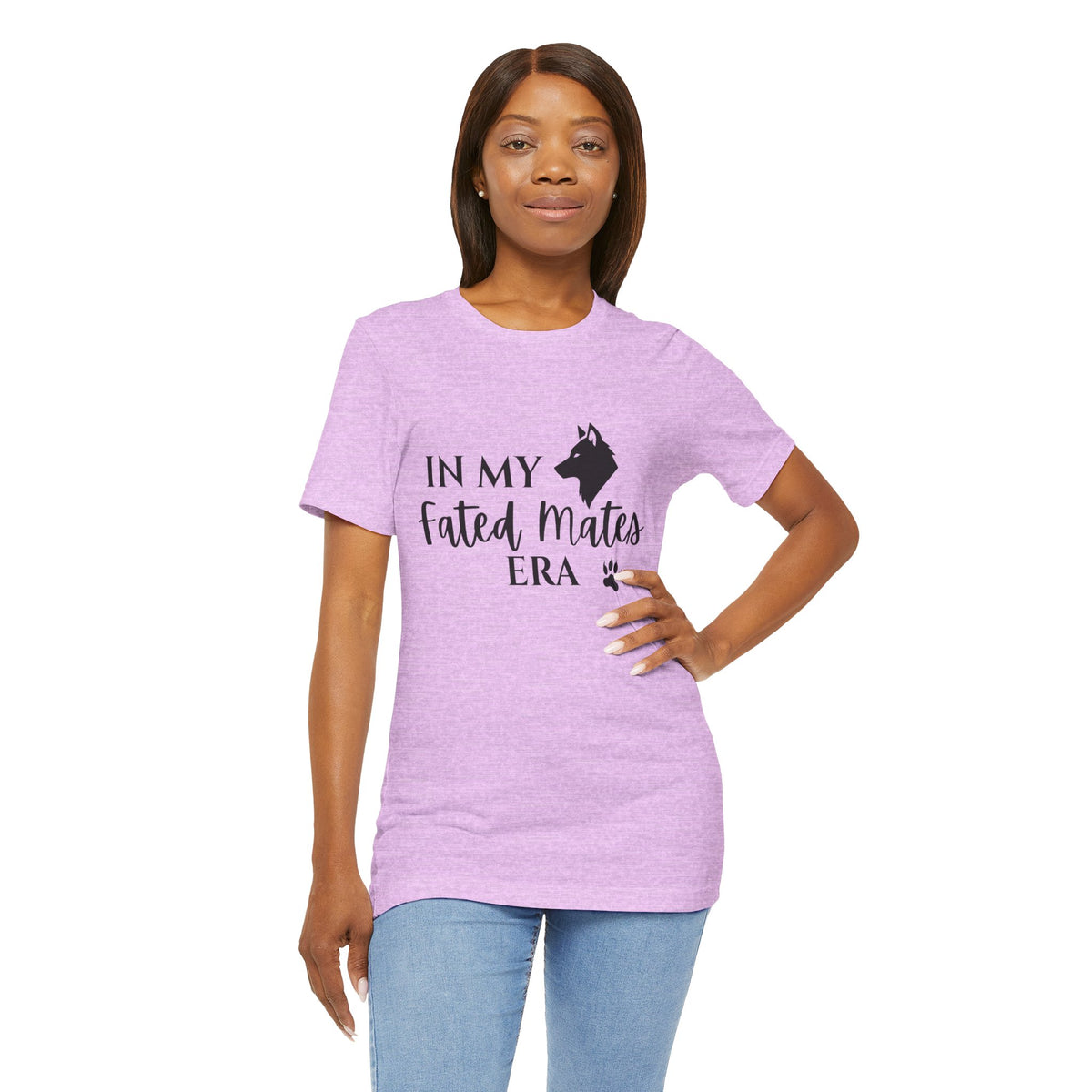 In My Fated Mates Era Tee — Werewolf Paw Print Graphic T-Shirt