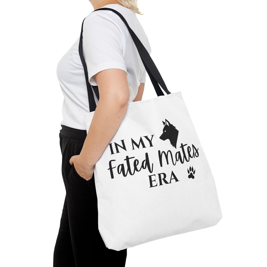 In My Fated Mates Era Tote Bag — Werewolf Paw Print Graphic Tote