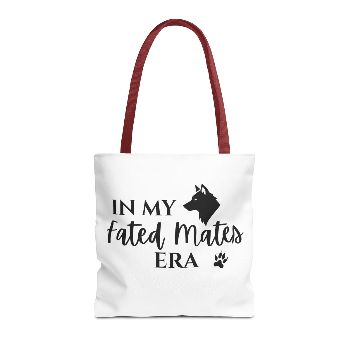 In My Fated Mates Era Tote Bag — Werewolf Paw Print Graphic Tote