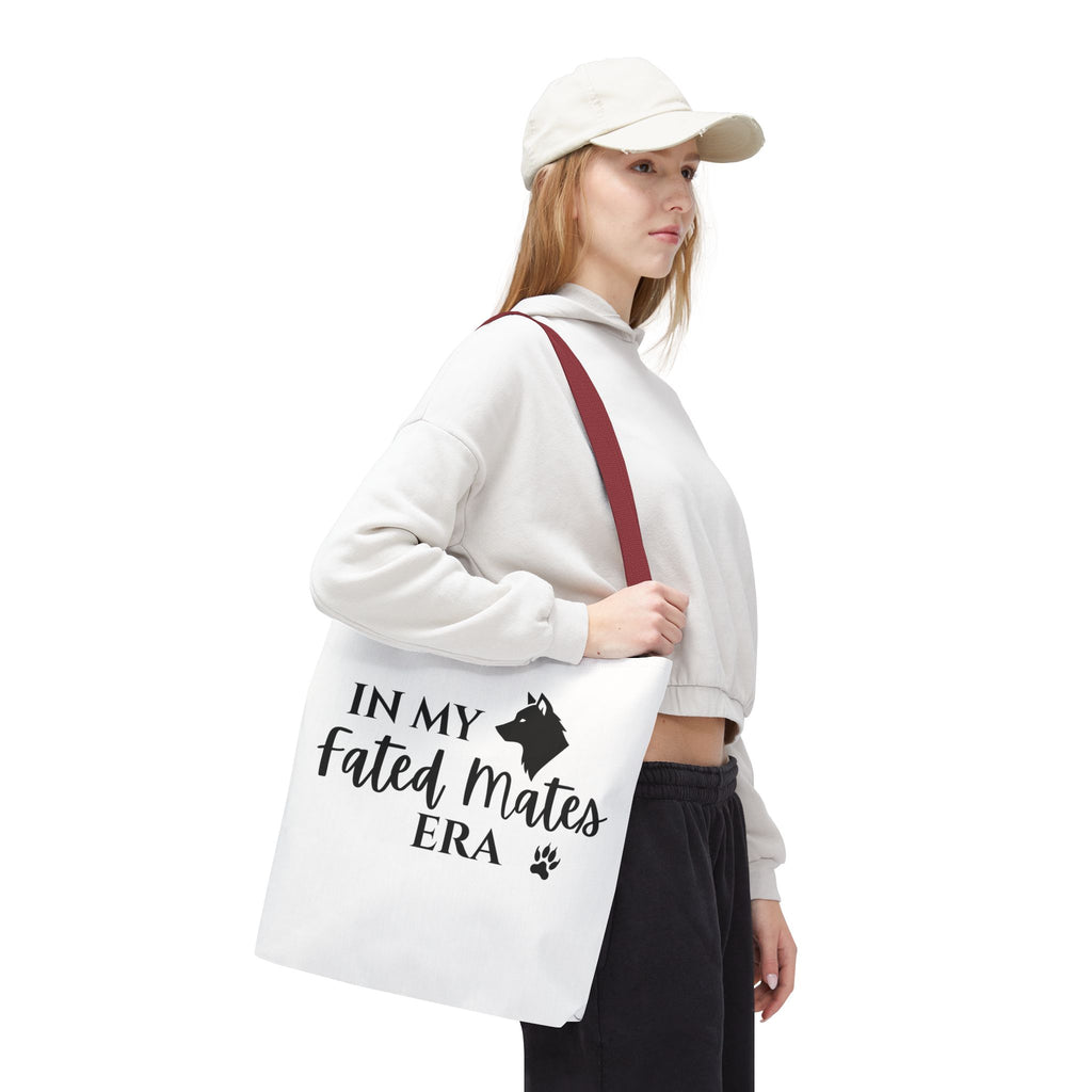 In My Fated Mates Era Tote Bag — Werewolf Paw Print Graphic Tote